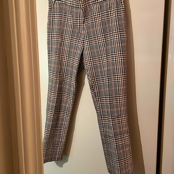 🍂 Autumnal Plaid Ankle Length Trousers - Picture 3 of 6